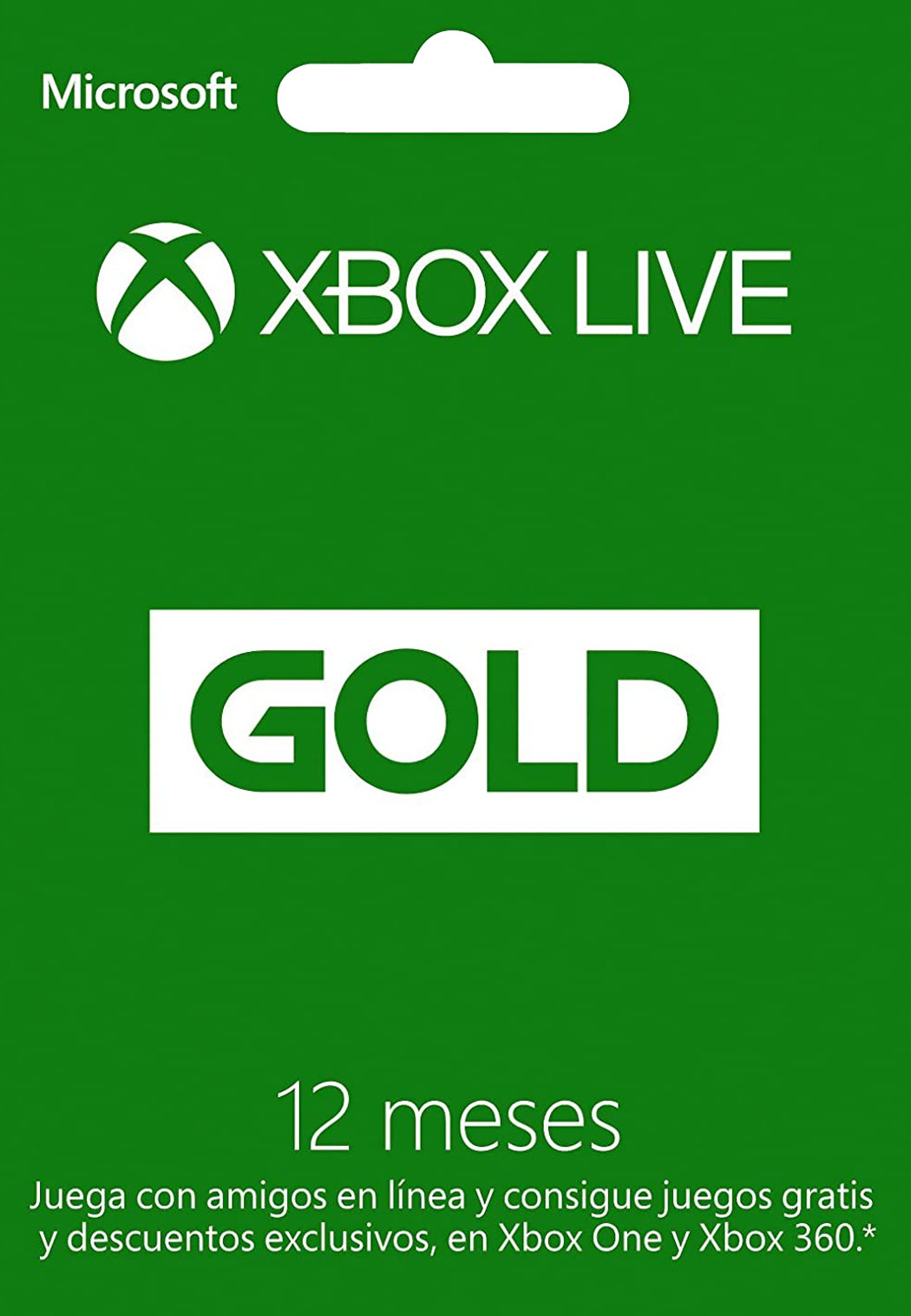 XBOX GOLD LIVE 1 AÑO